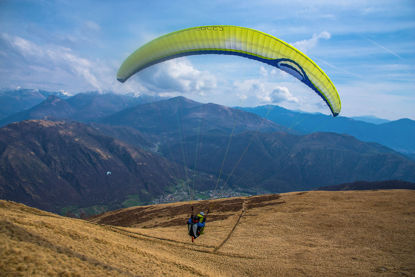 Picture of One way ticket cable car  paragliding adult
